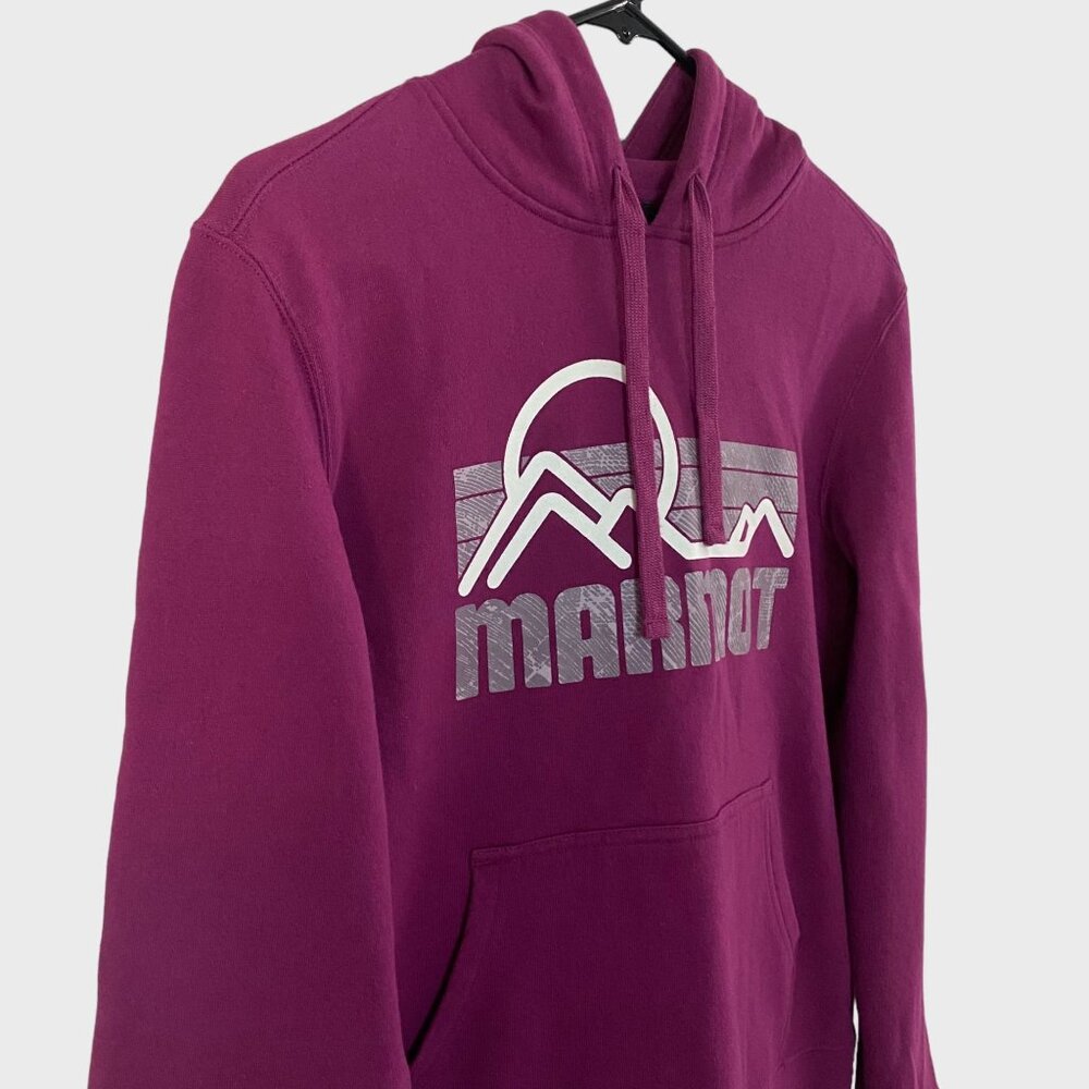 Marmot Coastal Hoodie Purple Women's Size Medium Long-Sleeve Pullover Sweatshirt - Picture 4 of 14